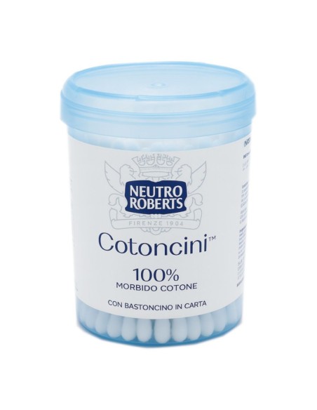 offerta Neutro Roberts Cotoncini 100% Morbido Cotone Biodegradabili 100 Pz