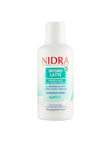 offerta Nidra Intimolatte Rinfrescante con Antibatterico e Proteine del Latte 500 ml