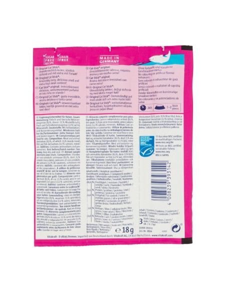 offerta Vitakraft Catstick Classic Alimento per Gatti Gusto Salmone 3 Pz SCADENZA 25/07/2026