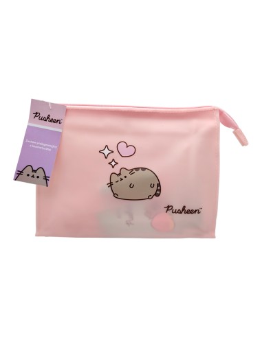 offerta Pusheen Set Regalo Pochette con Schiuma Detergente Mani Pesca e Balsamo Labbra Fragola SCADENZA 31/05/2026