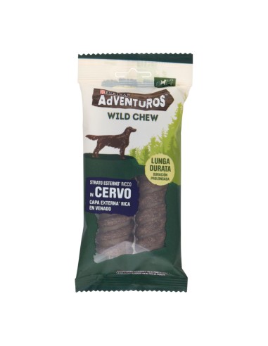 offerta Purina Adventuros Wild Chew Cervo Snack Masticabile per Cani di Taglia Media 200 g SCADENZA 31/07/2026