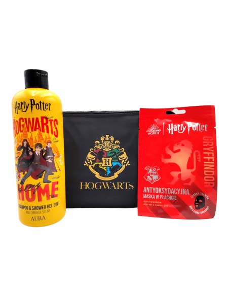 offerta Harry Potter Set Regalo Hogwarts Pochette con Gel Doccia e Maschera Viso in Tessuto SCADENZA AGOSTO 2026