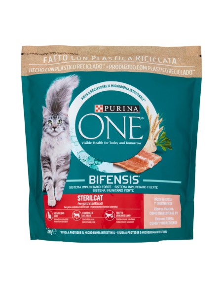 offerta Purina One Bifensis Sterilcat Cibo Secco per Gatti Sterilizzati Ricco di Trota 1,5 kg SCADENZA: 30/08/2026
