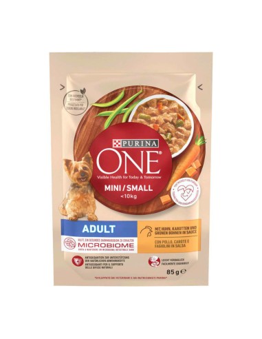 offerta Purina One Single Cibo Umido per Cani Mini/Small Adult con Pollo 85 g SCADENZA 31/07/2026