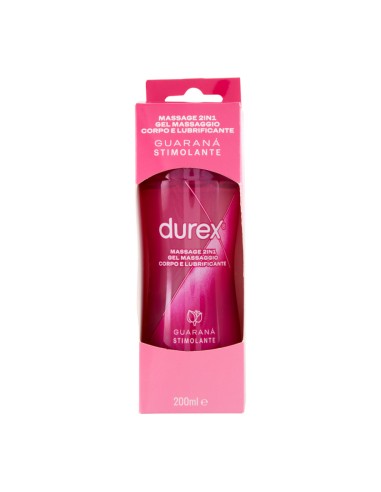 offerta Durex Massage 2in1 Gel Massaggio Corpo e Lubrificante Intimo Guaranà Stimolante 200 ml SCADENZA 31/07/2026