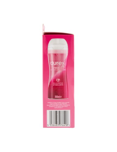 offerta Durex Massage 2in1 Gel Massaggio Corpo e Lubrificante Intimo Guaranà Stimolante 200 ml SCADENZA 31/07/2026