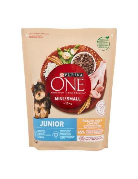 offerta Purina One Mini/Small Cibo Secco per Cani Junior di Piccola Taglia con Pollo e Riso 800 g SCADENZA 30/06/2026