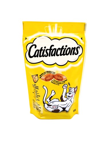offerta Catisfactions Snack Gatto con Stuzzicante Formaggio 60 g SCADENZA 15/06/2026