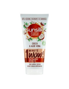 Sunsilk Ricarica Naturale 1 Minuto Wow Trattamento Intensivo Cocco e Aloe Vera 180 ml