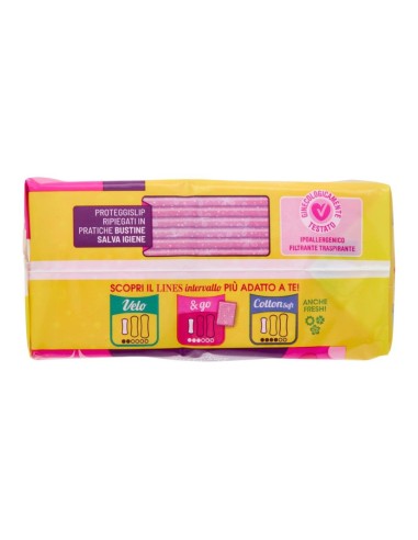 offerta Lines Intervallo & Go Proteggi Slip Regular Ripiegati Protezione Quotidiana 44 Pz