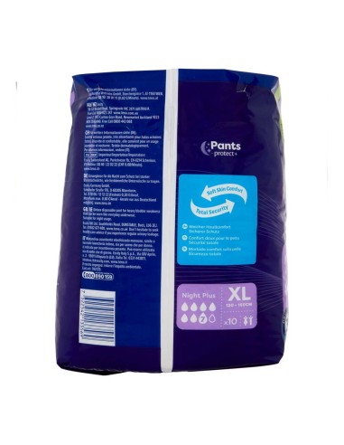 offerta Tena Pants Protect+ Night Plus Mutandina Assorbente Monouso Taglia XL 10 Pz
