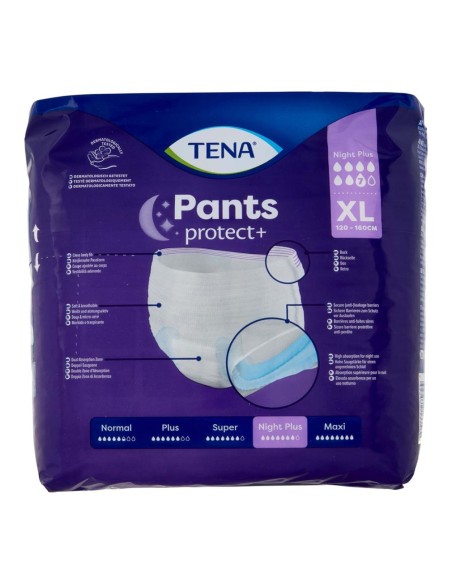 offerta Tena Pants Protect+ Night Plus Mutandina Assorbente Monouso Taglia XL 10 Pz