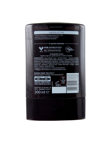 offerta Schwarzkopf Taft 7 Absolute Fix Styling Gel Capelli Waterproof 300 ml