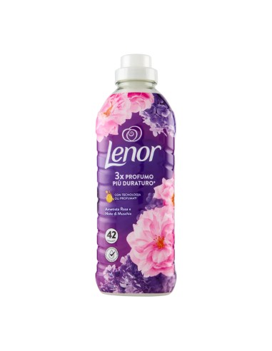 offerta Lenor Ammorbidente Concentrato Ametista Rosa e Note di Muschio 42 Lavaggi 882 ml