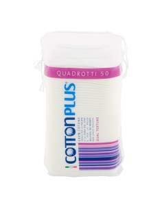 Cotton Plus Dischetti Struccanti Quadrati 100% Cotone...