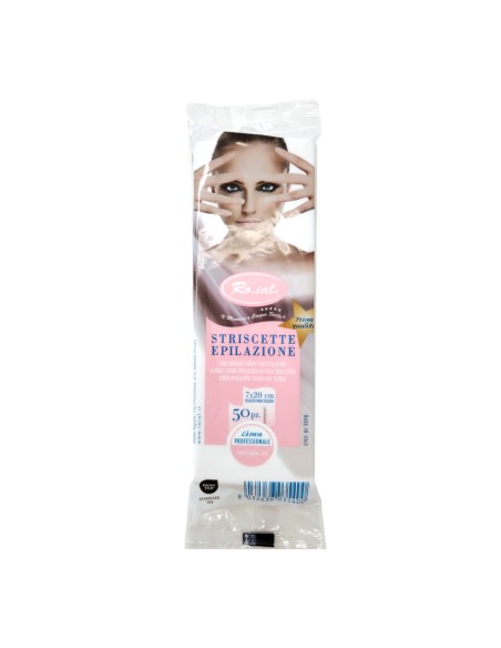 offerta Roial Strisce Epilazione 7x20 cm Tessuto Non Tessuto 50 Pz
