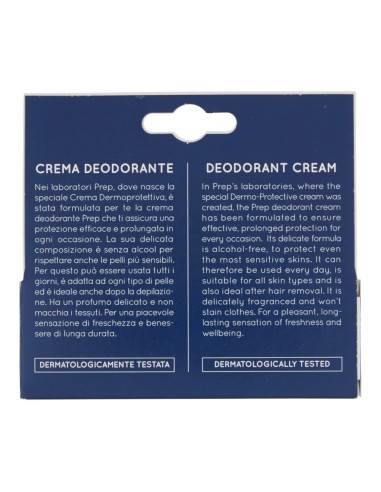 offerta Prep Crema Deodeorante Delicata No Alcohol Lunga Durata 35 ml