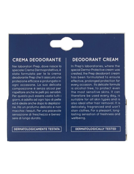offerta Prep Crema Deodeorante Delicata No Alcohol Lunga Durata 35 ml