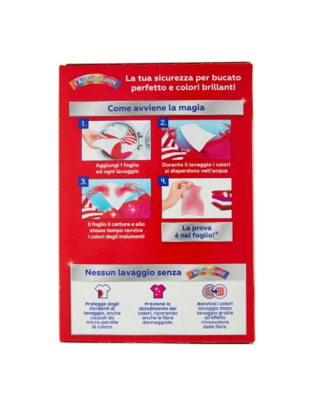 offerta Grey L'Acchiappacolore Fogli Proteggi Colore 2in1 Protegge e Ravviva i Colori 18 Pz