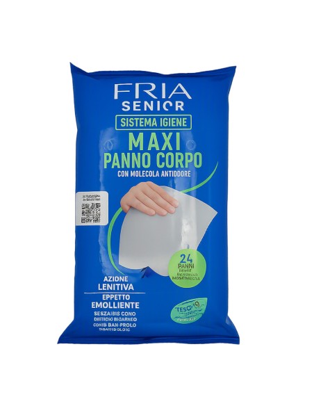 offerta Fria Senior Sistema Igiene Maxi Panno Corpo con Molecola Anti Odore 24 Pz