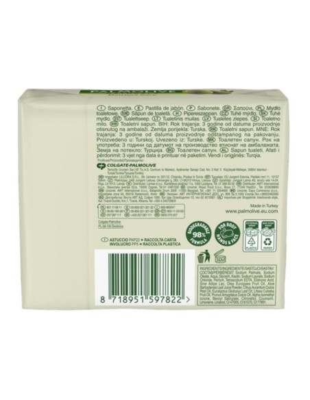 offerta Palmolive Naturals Sapone Solido Moisture Care con Estratto di Oliva 3+1 Extra Pack