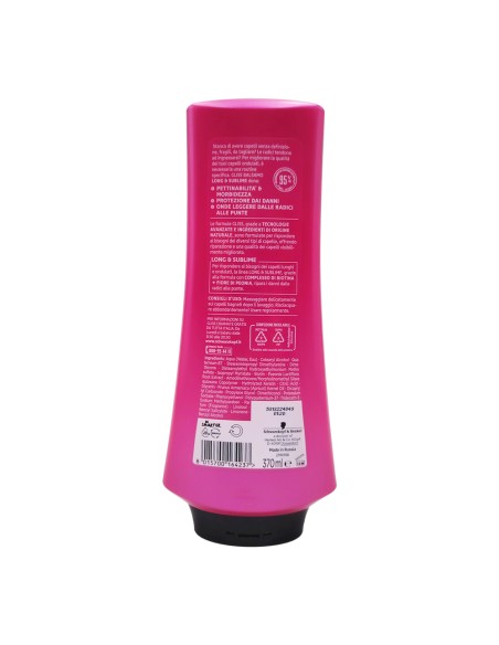 offerta Schwarzkopf Gliss Hair Repair Balsamo Long & Sublime per Capelli Lunghi 370 ml