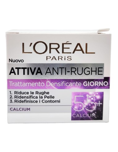offerta L'Oreal Paris Attiva Anti Rughe 55+ Crema Viso Trattamento Densificante Giorno 50 ml