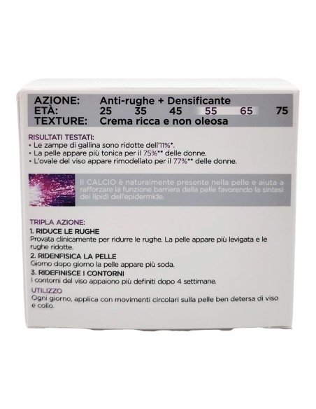 offerta L'Oreal Paris Attiva Anti Rughe 55+ Crema Viso Trattamento Densificante Giorno 50 ml