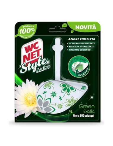 offerta Wc Net Style Active Tavoletta WC Decorata Fragranza Green Exotic 1 Pz