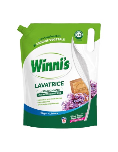 offerta Winni's Ecoricarica Detersivo Lavatrice Aleppo e Verbena 22 Lavaggi 990 ml