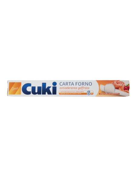 offerta Cuki Cuoce Carta Forno Antiaderente Goffrata 6 M