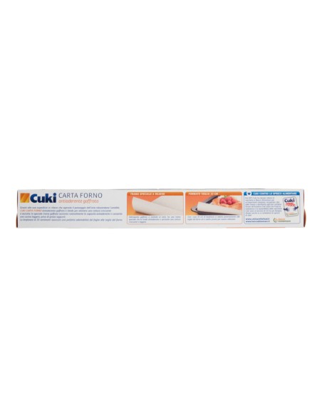 offerta Cuki Cuoce Carta Forno Antiaderente Goffrata 6 M