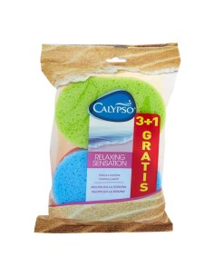 Calypso Relaxing Sensation Spugna Corpo Colorata 4 Pz