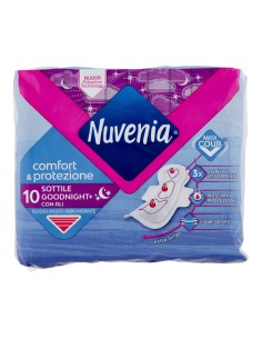 Nuvenia Goodnight Assoorbenti Ultra Large+ con Ali Flusso Abbondante 10 Pz