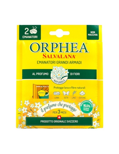 offerta Orphea Salvalana Emanatori per Grandi Armadi Profumo di Fiori 2 Pz