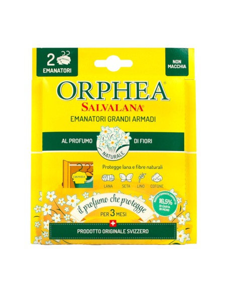 offerta Orphea Salvalana Emanatori per Grandi Armadi Profumo di Fiori 2 Pz
