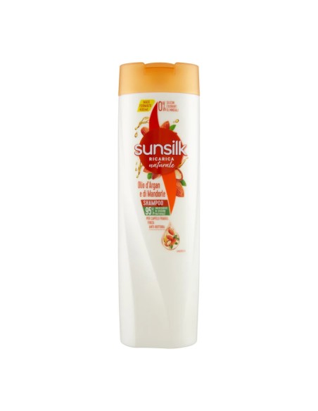 offerta Sunsilk Ricarica Naturale Shampoo Olio d'Argan e di Mandorle 400 ml