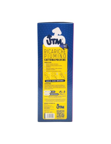 offerta Utm Ricariche Piumino Cattura Polvere 180 Gradi 10 Pz e Manico in Omaggio