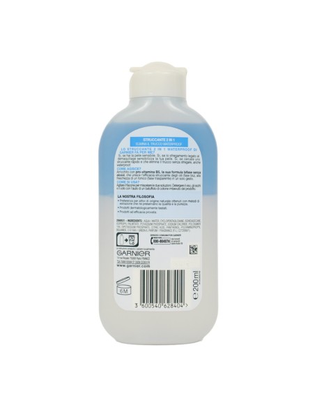 offerta Garnier Skinactive Sensitive Essential Struccante Bifase 2in1 Pelli Sensibili 200 ml