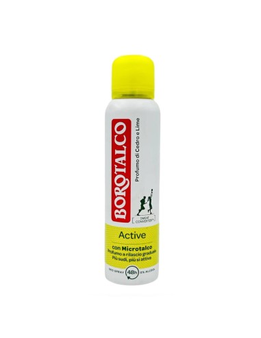 offerta Borotalco Deodorante Spray Active con Microtalco Profumo Cedro e Lime 150 ml