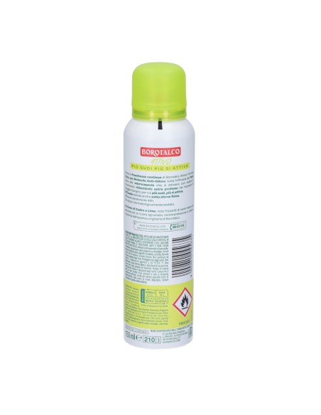 offerta Borotalco Deodorante Spray Active con Microtalco Profumo Cedro e Lime 150 ml