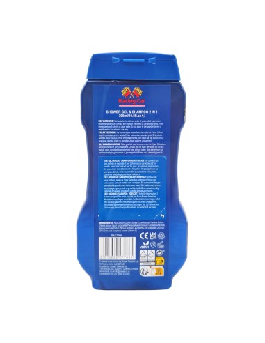 offerta Racing Car Blue 2in1 Gel Doccia e Shampoo 3D 300 ml