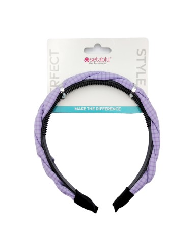offerta Setablu Cerchietto Fermacapelli Treccia Colore Viola 1 Pz
