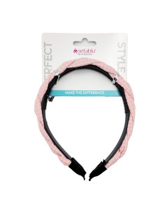 Setablu Cerchietto Fermacapelli Treccia Colore Rosa 1 Pz