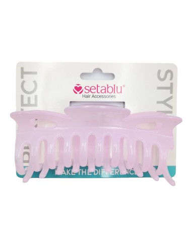 offerta Setablu Pinza Capelli Denti Larghi 12 Cm Colore Rosa 1 Pz