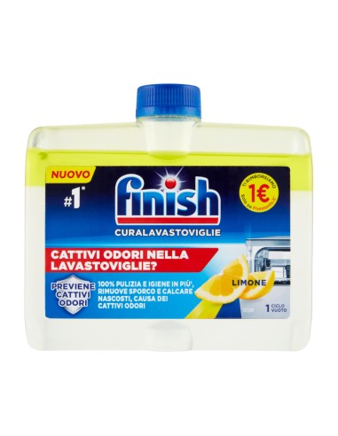 offerta Finish Curalavastoviglie Limone Contro Cattivi Odori Sporco e Calcare 250 ml