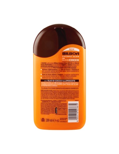 offerta Bilboa Coconut Glow SPF 30 Protezione Alta con Olio di Cocco Illuminante 200 ml