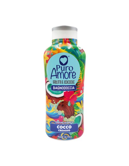 offerta Puro Amore Frutti e Coccole Bagnodoccia Profumo Intenso di Cocco Cremoso 650 ml