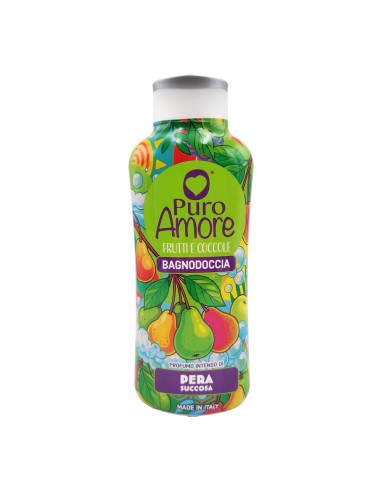 offerta Puro Amore Frutti e Coccole Bagnodoccia Profumo Intenso di Pera Succosa 650 ml
