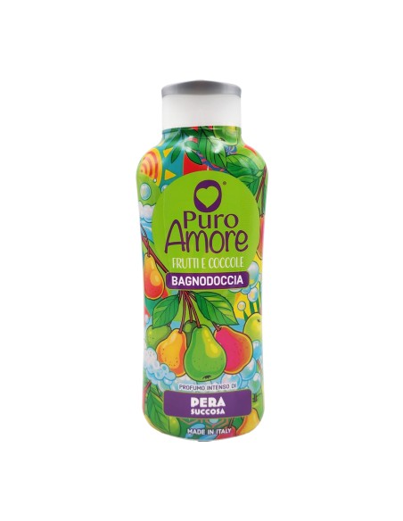 offerta Puro Amore Frutti e Coccole Bagnodoccia Profumo Intenso di Pera Succosa 650 ml